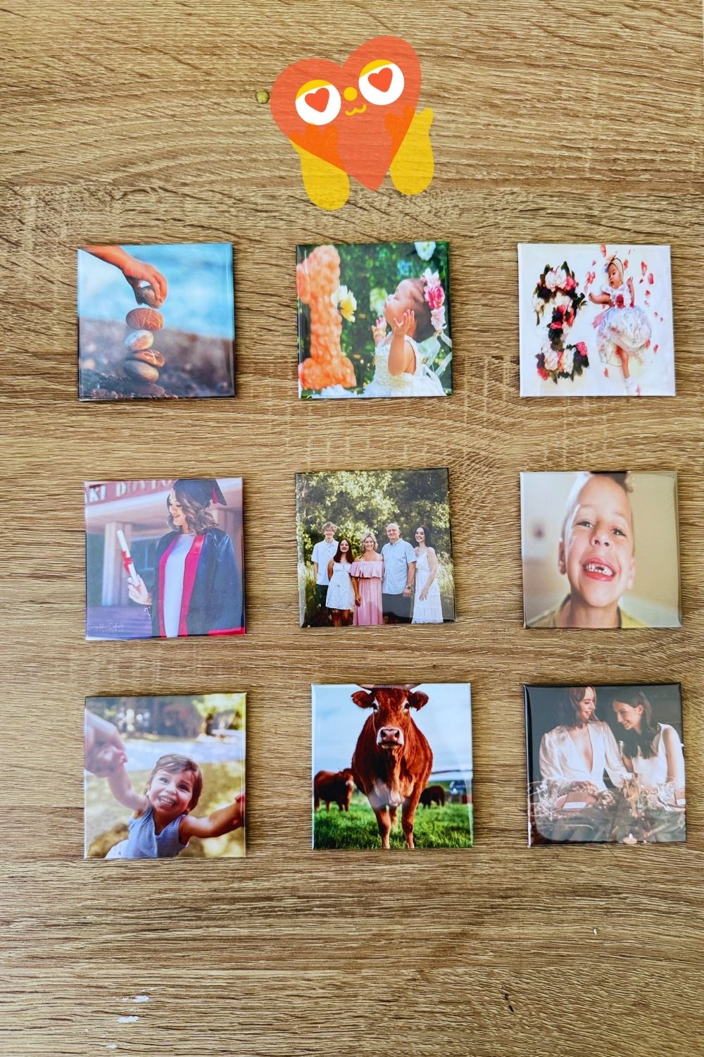 Gepersonaliseerde fotomagneet