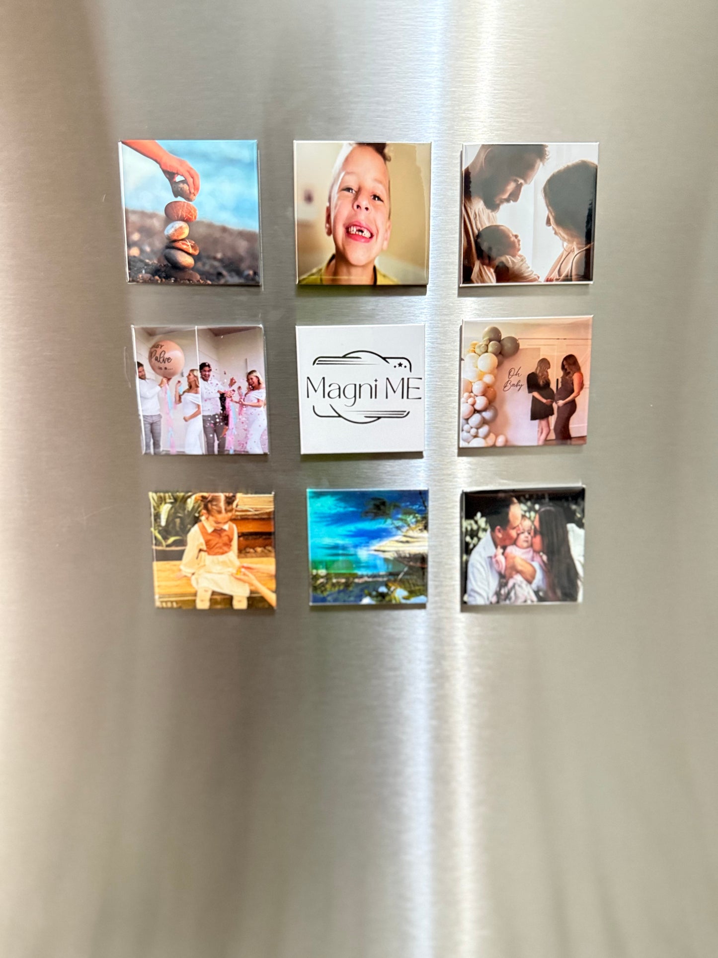Gepersonaliseerde fotomagneet