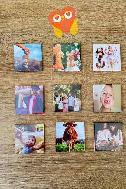 Gepersonaliseerde fotomagneet