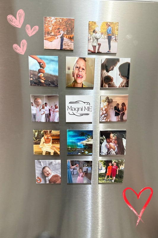 Gepersonaliseerde fotomagneet
